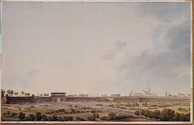 Vue de la ville de Milan le 15 mai 1796 ; Entré des troupes françaises dans la ville de Milan par la Porte Romaine, 15 mai 1796 (autre titre)_0