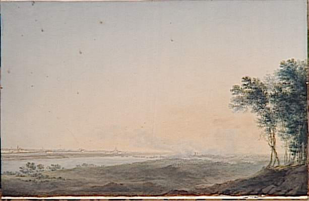 Vue du Pô, vis-à-vis la ville de Plaisance le 7 mai 1796 ; Passage du Pô par l'armée française vis-à-vis de la ville de Plaisance - 7 mai 1796 (autre titre)_0