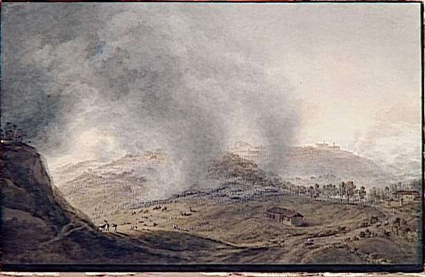 Vue de Mondovi et de la position de Brichetto le 22 avril 1796 ; Première vue de la bataille de Mondovi et de la position de Brichetto - le 21 avril 1796 (autre titre)_0