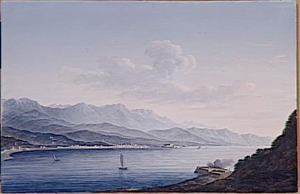 Vue de la ville de Savone le 9 avril 1796 ; Arrivée du général Bonaparte et de son quartier-général en vue de la ville de Savone, 9 avril 1796 (autre titre)_1