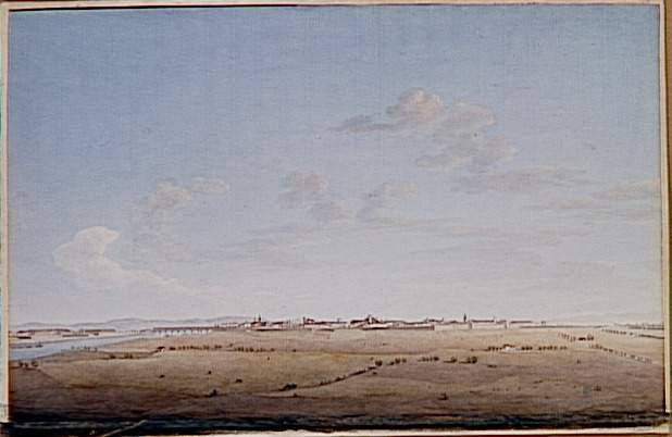 Vue de la ville et de la citadelle d'Alexandrie le 9 mai 1796 ; Entrée des Français dans la ville et dans la citadelle d'Alexandrie, 5 mai 1796 suite au traité conclu avec le roi de Sardaigne (autre titre)_0