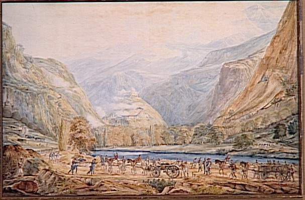Vue du fort de Bard pris sur les Autrichiens le 1er juin 1800_0