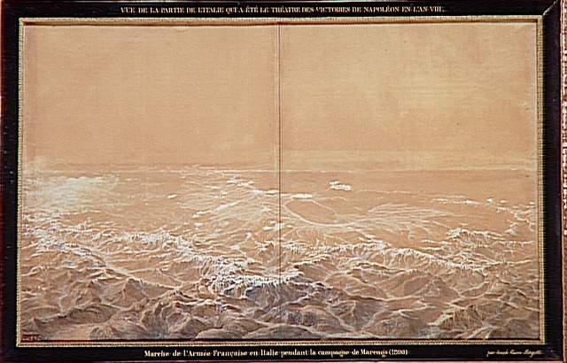 Vue de la partie de l'Italie qui à été le théâtre de la campagne de Marengo ; Vue générale de la partie de l'Italie qui a été le théâtre de la guerre pendant la campagne d'Italie en 1800 (autre titre)_0