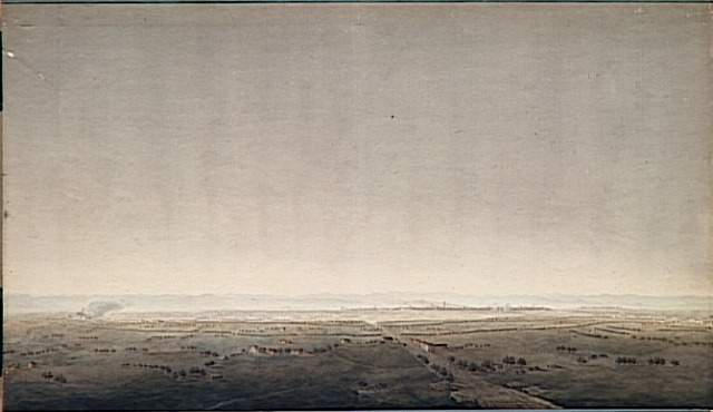 Vue de Vérone le 30 décembre 1800 ; L'armée française, rangée en bataille sur la rive droite de l'Adige, en vue de la ville de Vérone- 30 décembre 1800 (autre titre)_0