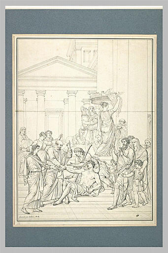 Saint Pierre et saint Jean guérissant un paralytique_0