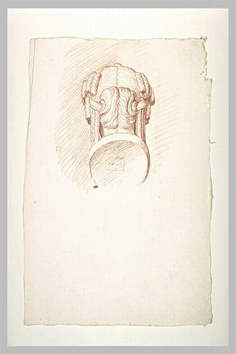 Étude d'une tête, vue de dos_0