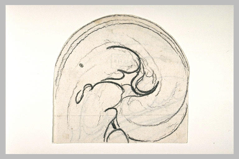 Étude d'une volute décorative pour la statue équestre de Louis XV_0
