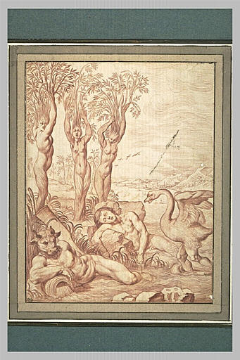 La mort de Phaéton et la transformation des Héliades, ses soeurs_0