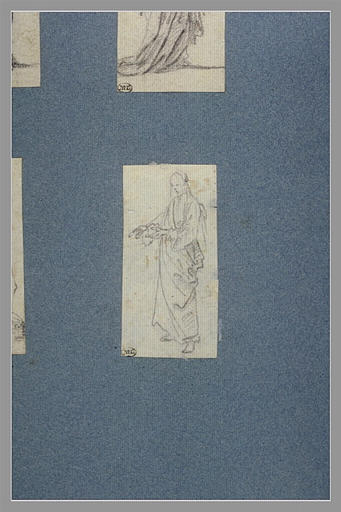 Un saint, debout, tenant un objet dans les mains_0