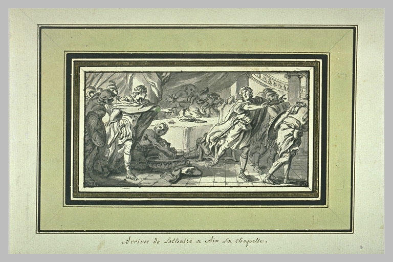 L'arrivée de Lothaire à Aix la Chapelle_0