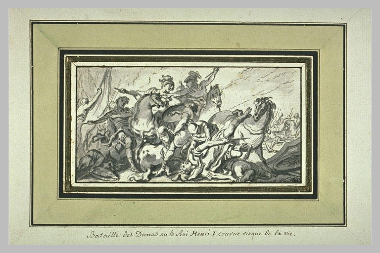 Bataille des Dunes où Henri 1er faillit perdre la vie_0