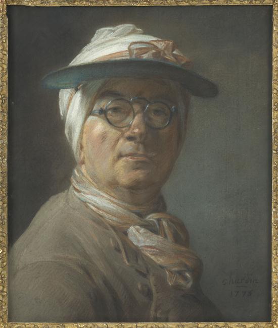 Autoportrait à l'abat-jour et aux lunettes_0
