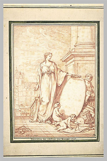 Frontispice pour la décoration des édifices par Blondel_0