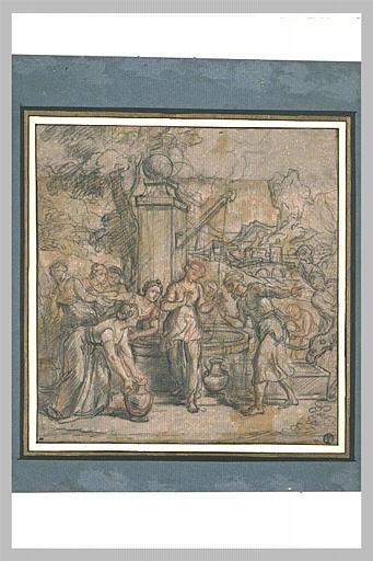 Eliézer et Rebecca à la fontaine_0