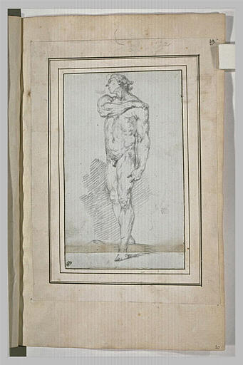 Homme nu, debout_0