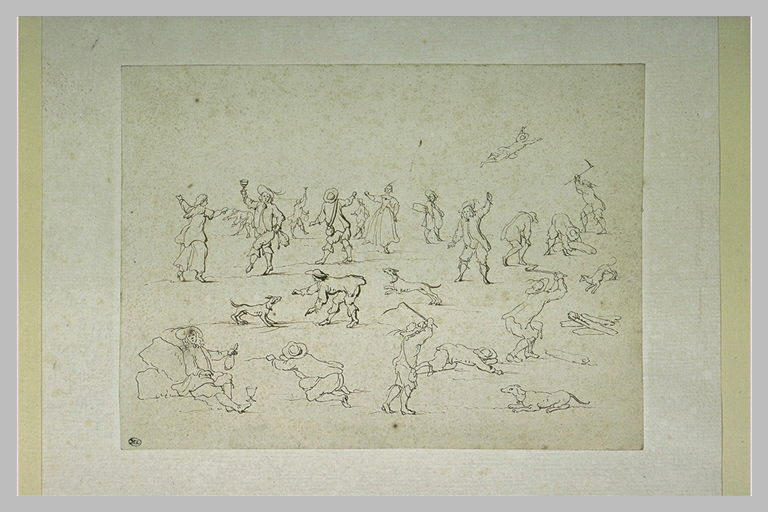 Figures dans différentes attitudes_0