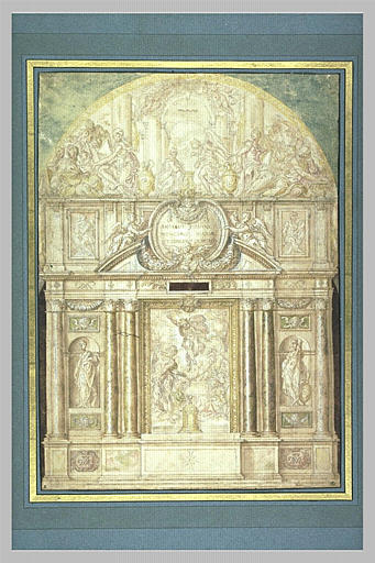 Projet de décoration du maître-autel de la chapelle de la Trinité_0