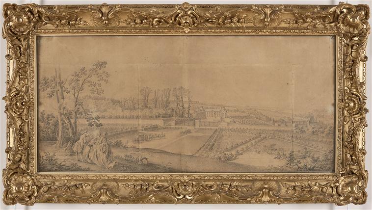 Vue du château de la Celle-Saint-Cloud et de l'aqueduc de Marly_0