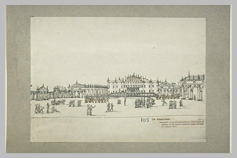 La signature du traité de Campo Formio_0