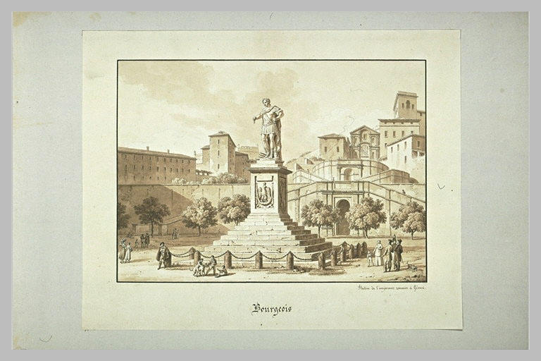 La statue d'un empereur romain à Gênes_0