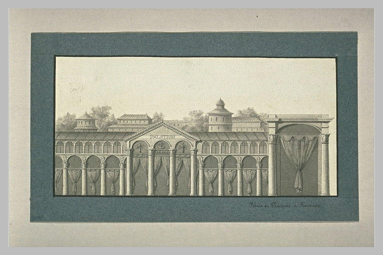 La façade en mosaïque du palais de Théodoric à Ravenne_0