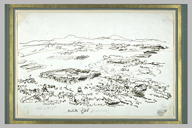 Esquisse pour la bataille de l'Isly, du 14 août 1844_0