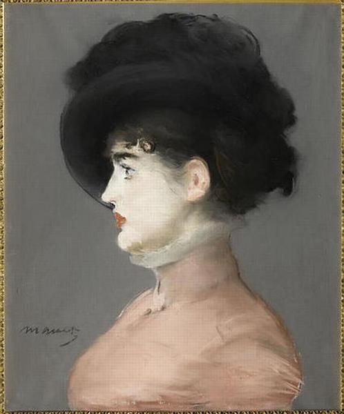 LA FEMME AU CHAPEAU NOIR : PORTRAIT D'IRMA BRUNNER LA VIENNOISE_0