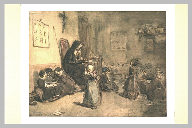La classe enfantine ou l'école des orphelines_0