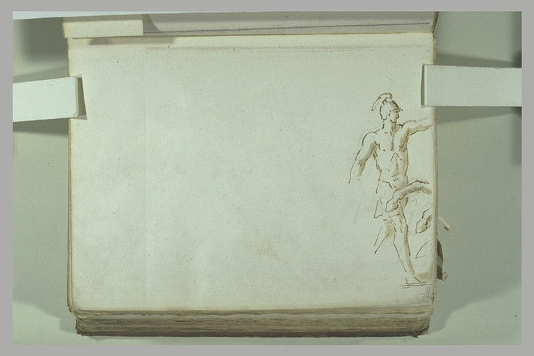 Personnage casqué, tourné vers la droite_0