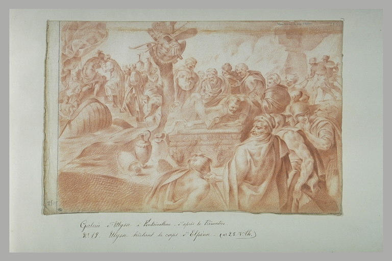 Ulysse chez Circé brûlant le corps d'Elpénor_0