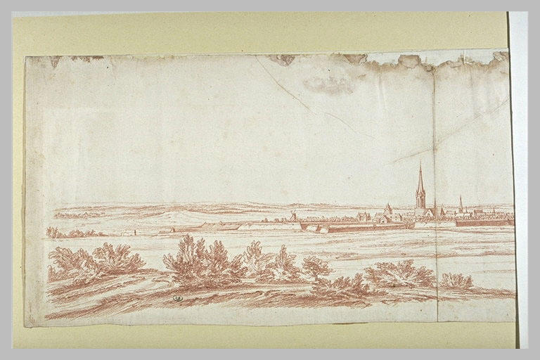 Vue générale de la ville d'Ath, en Hainaut_1