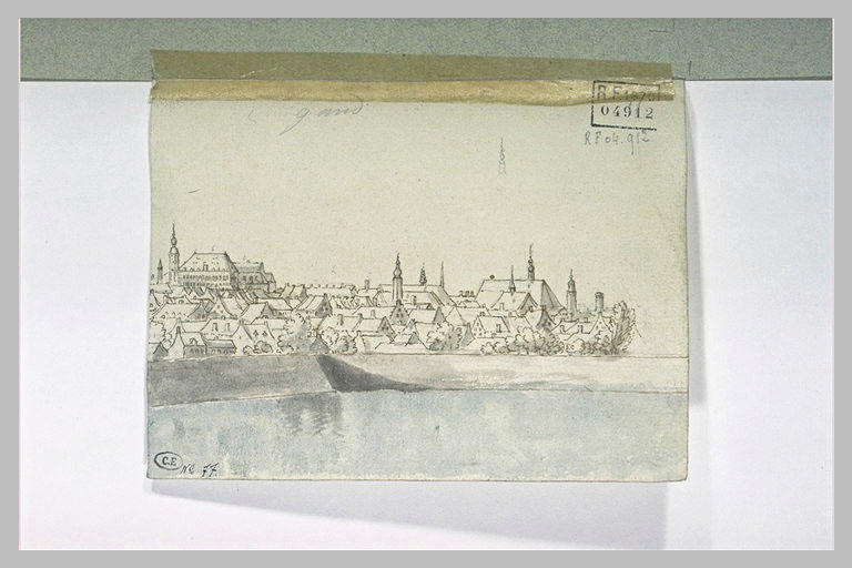 Vue d'une partie de la ville de Gand_0