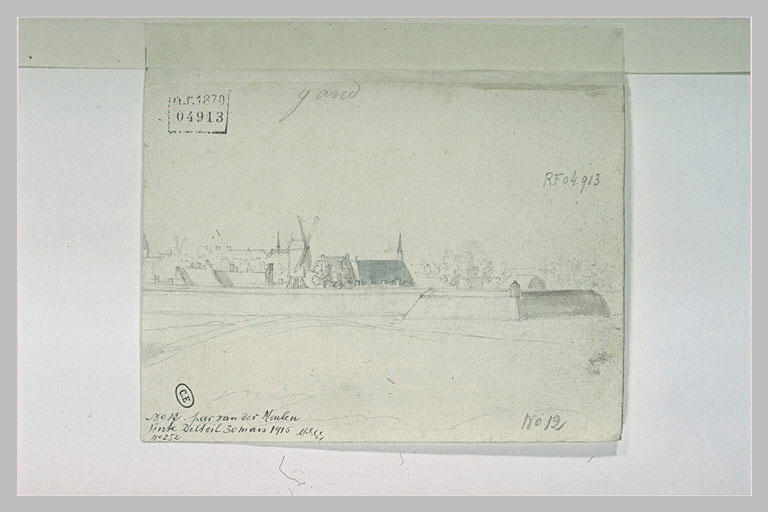 Vue d'une partie des remparts de Gand_0