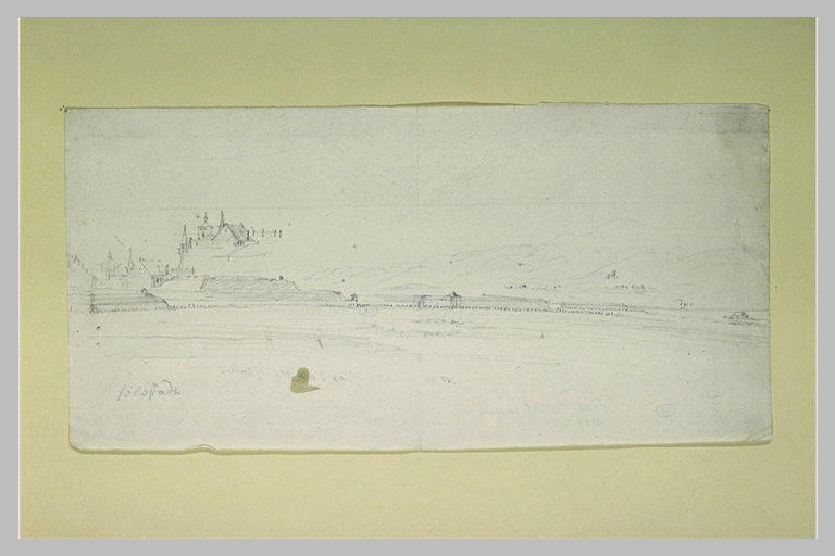 Vue d'une portion des fortications de Sélestat ou Schlettstadt_0
