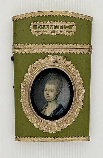 Etui-carnet orné d'un portrait d'homme et de femme_1