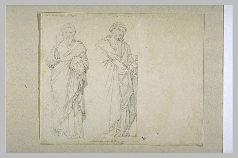 Saint Barthélemy et saint Pierre, d'après un tableau de l'Académie de Pise_0