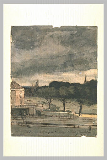 Station de chemin de fer aux environs d'Amsterdam_0