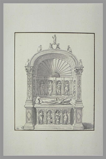 Etude de mausolée pour René d'Orléans_0