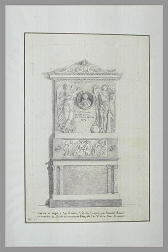 Projet de stèle funéraire à Jean, Goujon_0