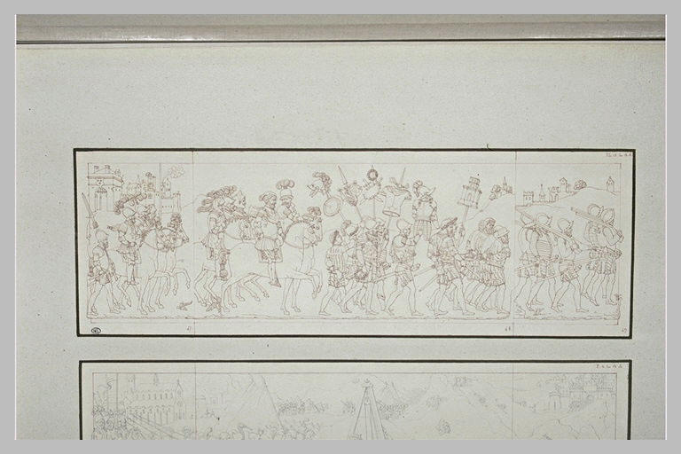 Bas-relief provenant du tombeau de François Ier : armée défilant_0