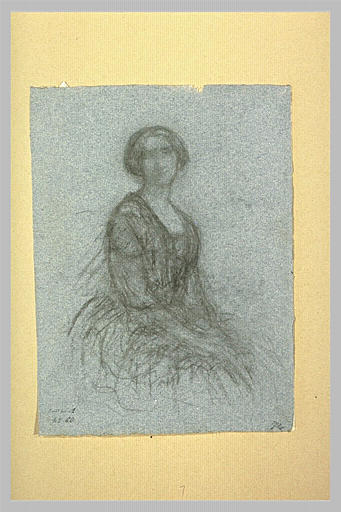 Etude pour un portrait de femme_0