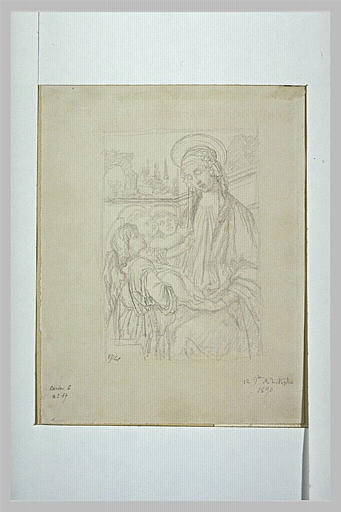 Vierge à l'Enfant et deux anges_0