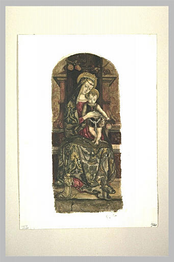 Vierge à l'Enfant, d'après un tableau de la Pinacothèque du Vatican_0