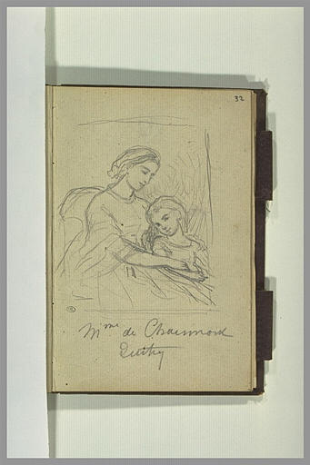 Portrait d'une femme et son enfant_0