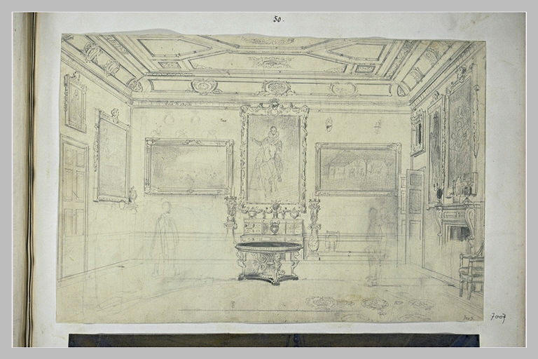 Etude du salon de Rubens à Windsor_0