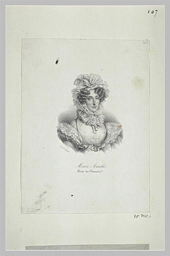 Portrait de Marie-Amélie, reine des Français_0