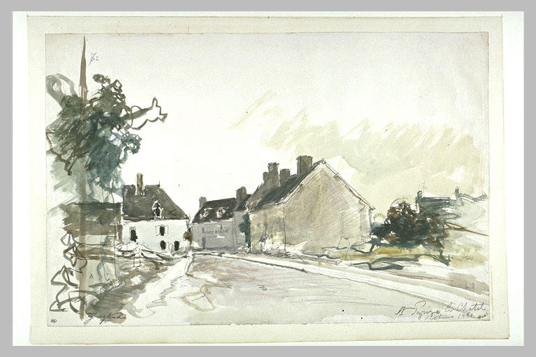 Route traversant un village_0