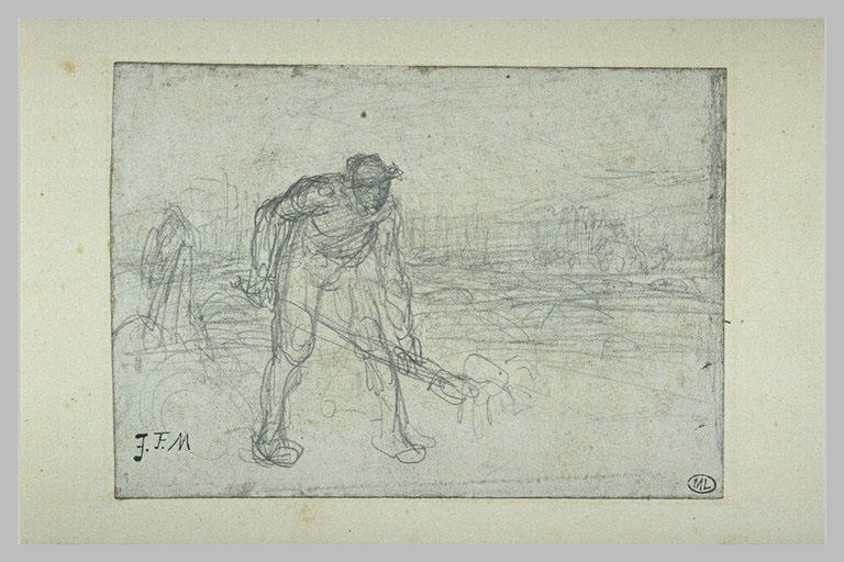 Etude pour le Paysan répandant du fumier (1851)_0