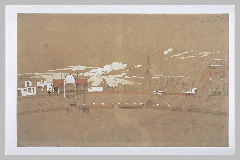 Vue des arènes de Séville_0