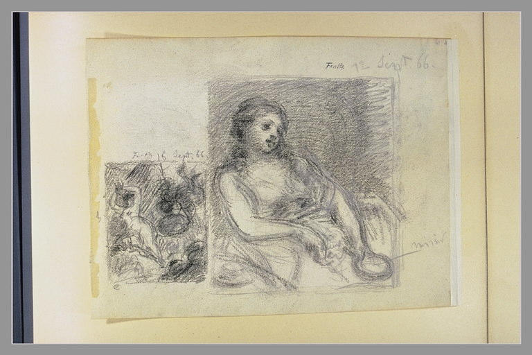 Jeune fille au miroir ; Persée et Andromède_0